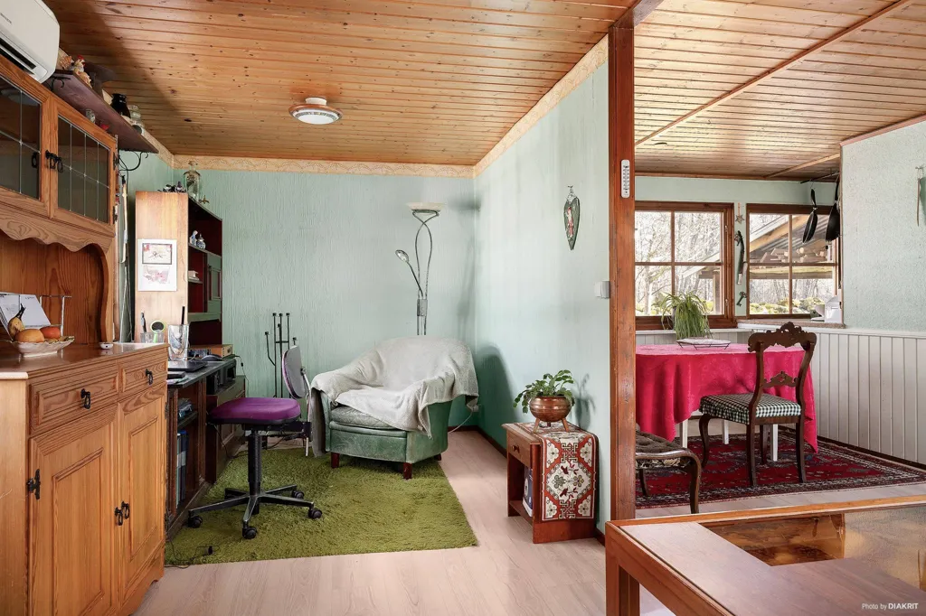Living Room - Holiday Cottage with Lake View in Skåne