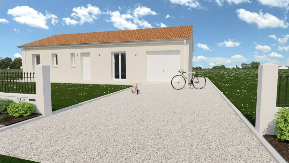 3-toaline maja asukohas Aixe-sur-vienne