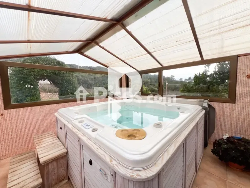 Terrasse - Chalet with Jacuzzi in Vallirana