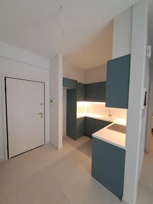 Köök - Modernised Apartment with South-West View in Kallithea