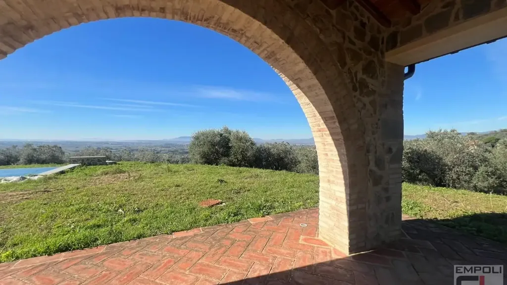 Terrace - Cascina with Pool in Vinci