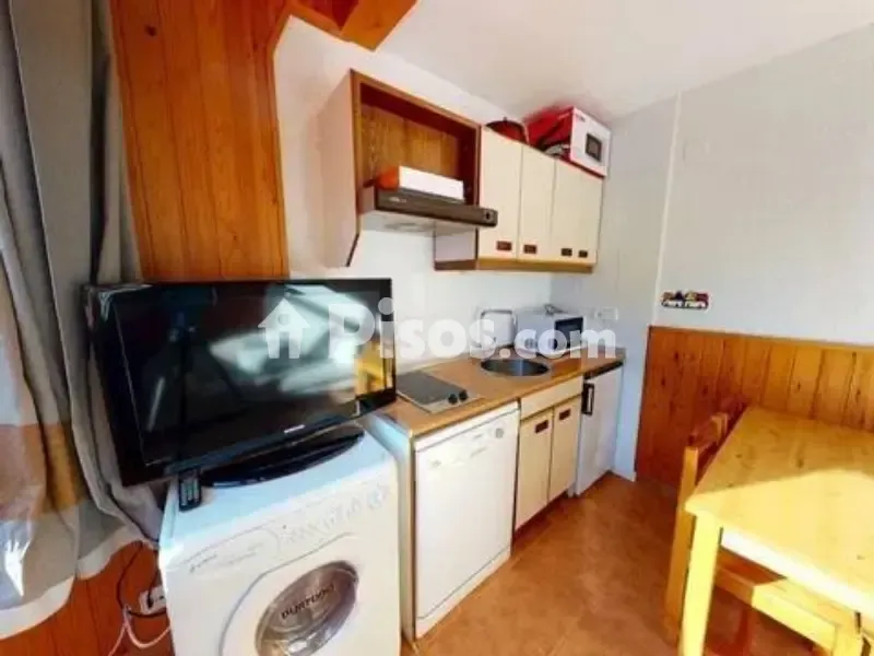 Köök - Apartment with Ski Views in Calle de Astún