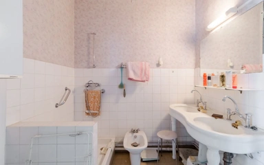 Bathrooms - Haussmannian Flat with Balcony in Lyon