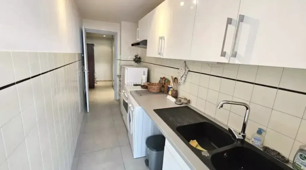 Köök - Sea View Apartment in Palm Beach, Cannes