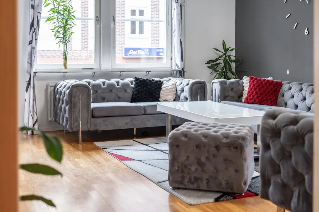 Séjour - Apartment with Balcony in Central Norrköping