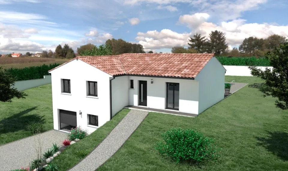 Contemporary House with Garden in Lempaut