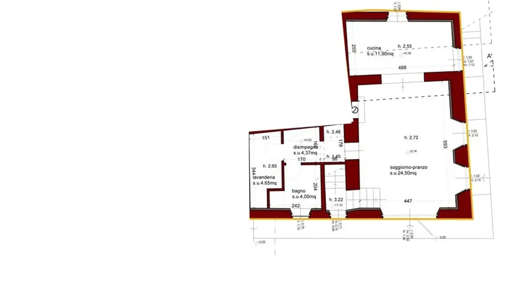 Plan - Rustic Villa with Panoramic Views in Poggibonsi