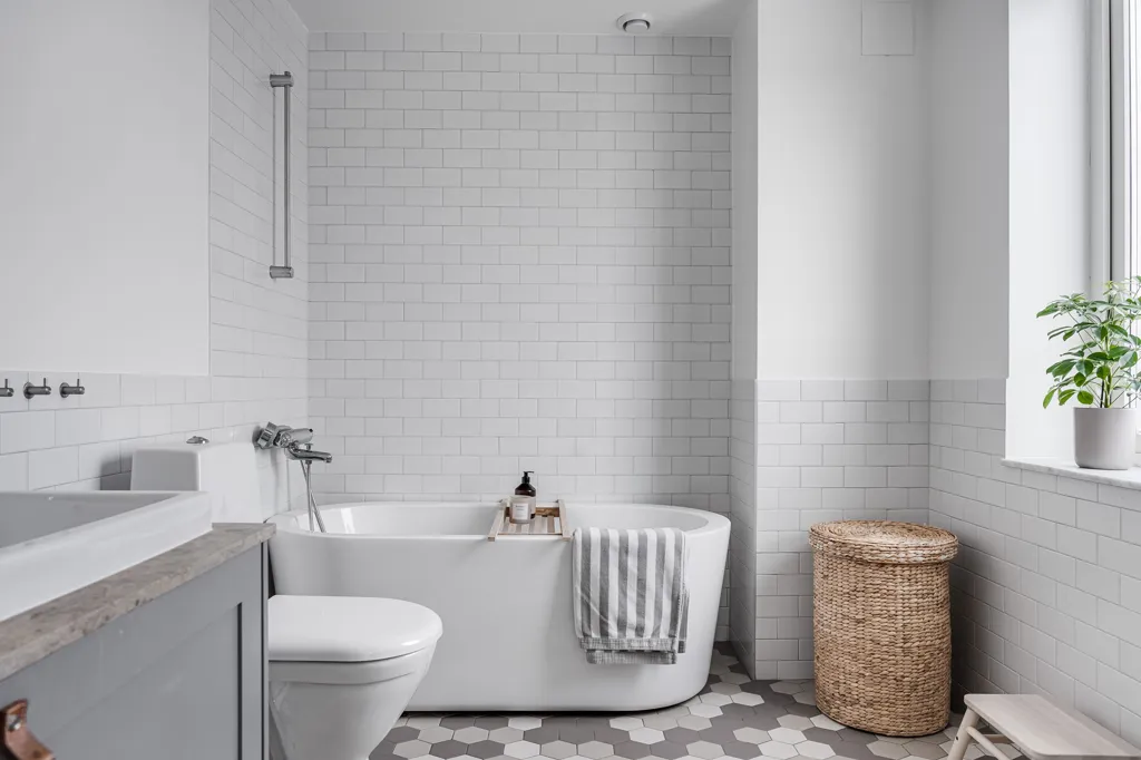 Salles de bain - Modern Apartment with Terraces in Lindbacken