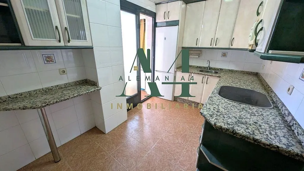 Köök - Apartment with Terrace in Cáceres Centre