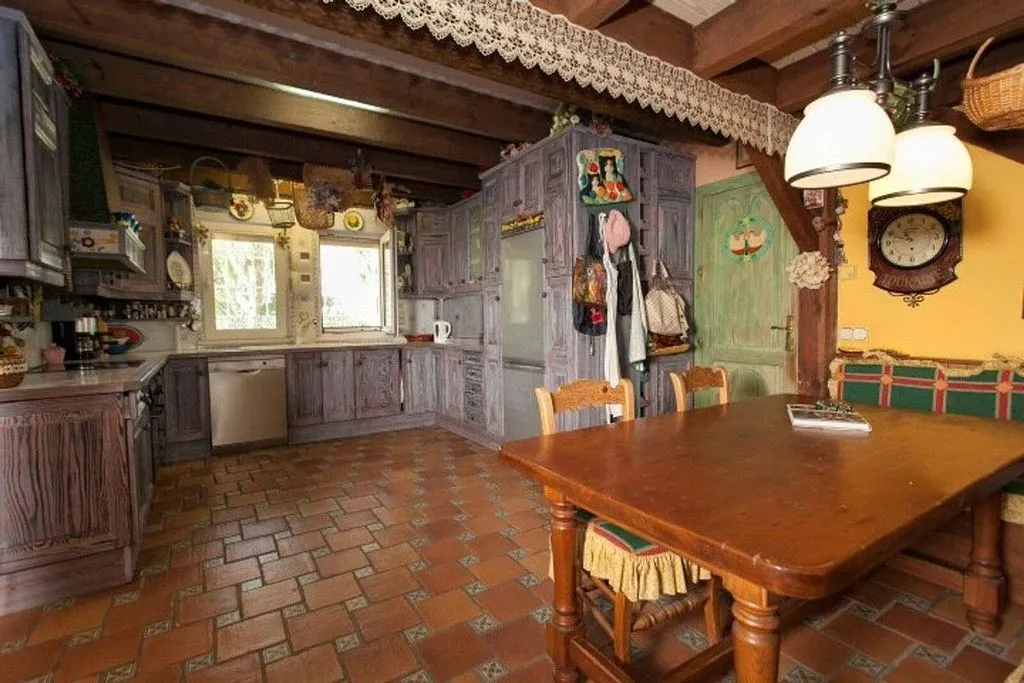 Köök - Chalet with Pools and Terrace in Cerros del Águila