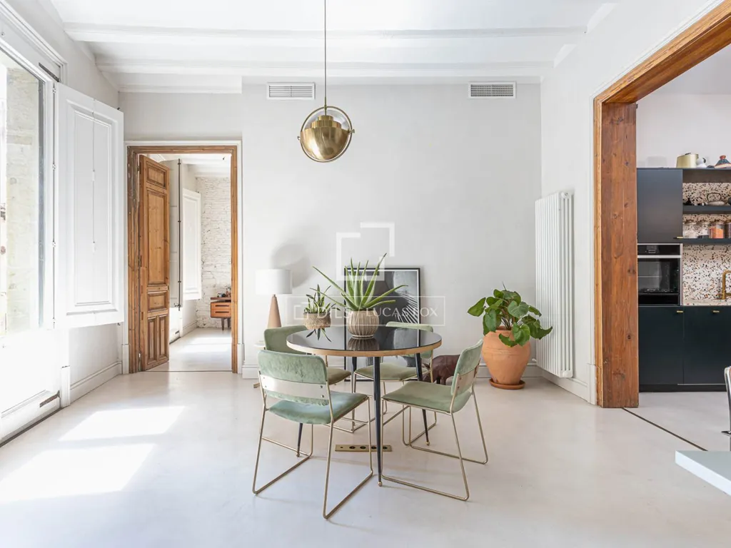 Salle à manger - Refurbished Apartment with Central Patio in Barcelona