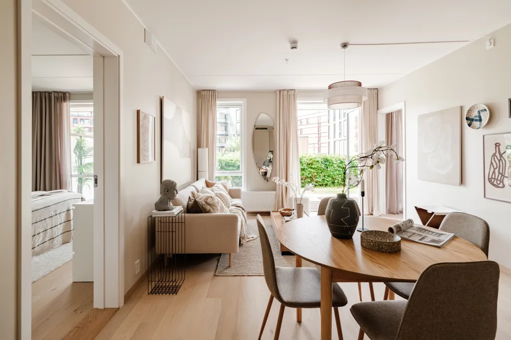Dining Room - 3-Bedroom Apartment with Garden Access in Oslo