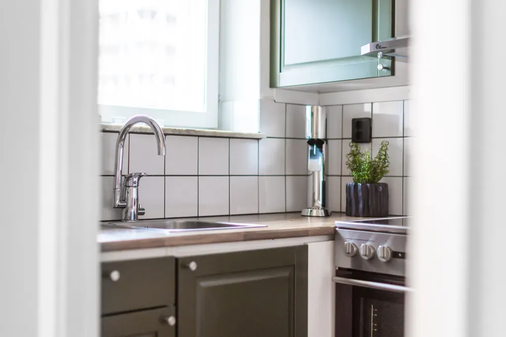 Cuisine - Efficient Studio Flat with Balcony in Kvarnberget