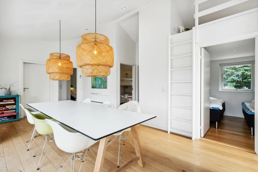 Dining Room - Summerhouse with Wellness Area in Ringkøbing