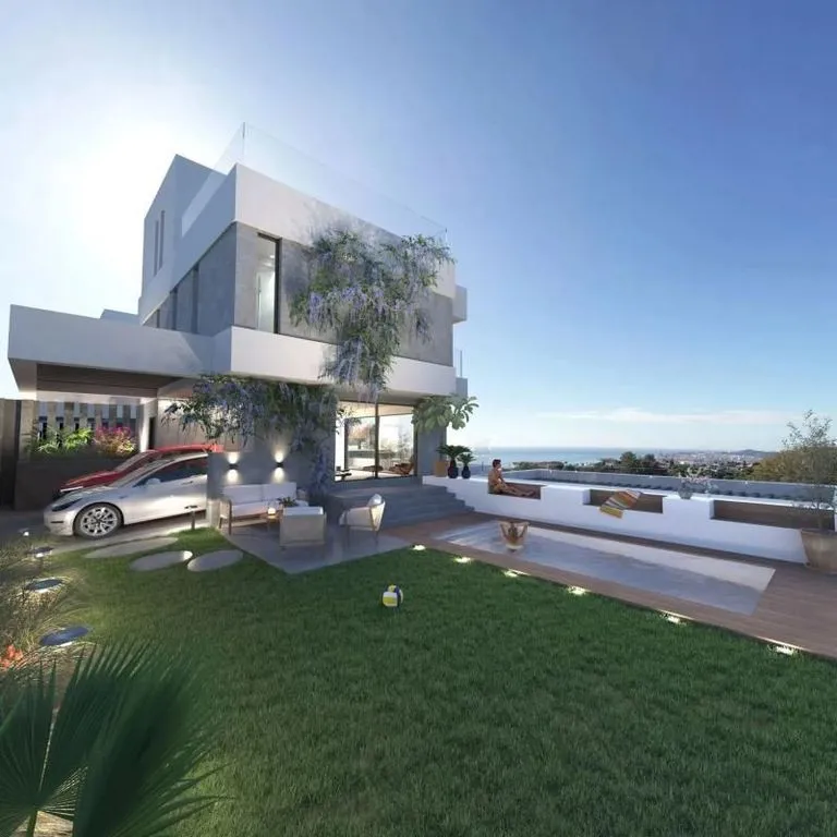 Exterior - Contemporary Villa with Sea View in Fuengirola