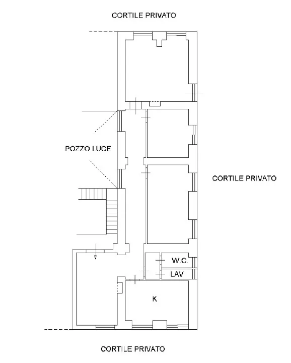 Floor Plan - Office Space with Garden in Agrigento Centre