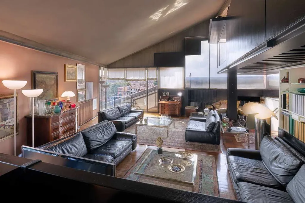 Séjour - Luxury Penthouse with River View in Verona