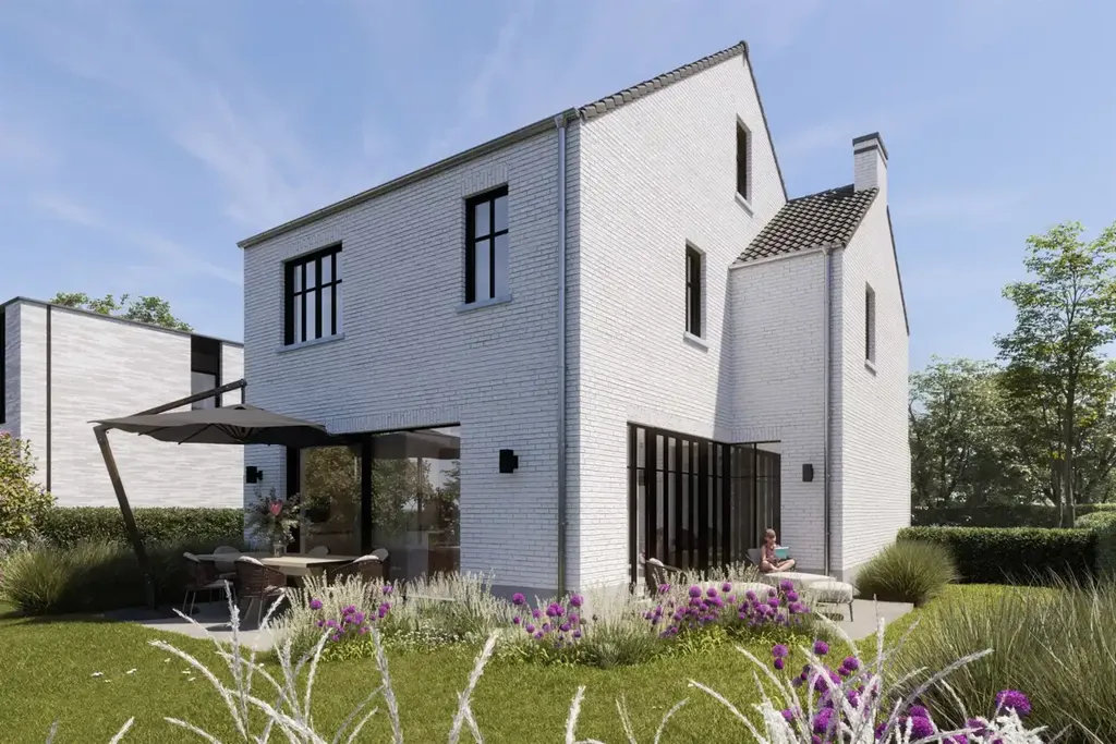 Contemporary Farmhouse with Terrace in Source Project