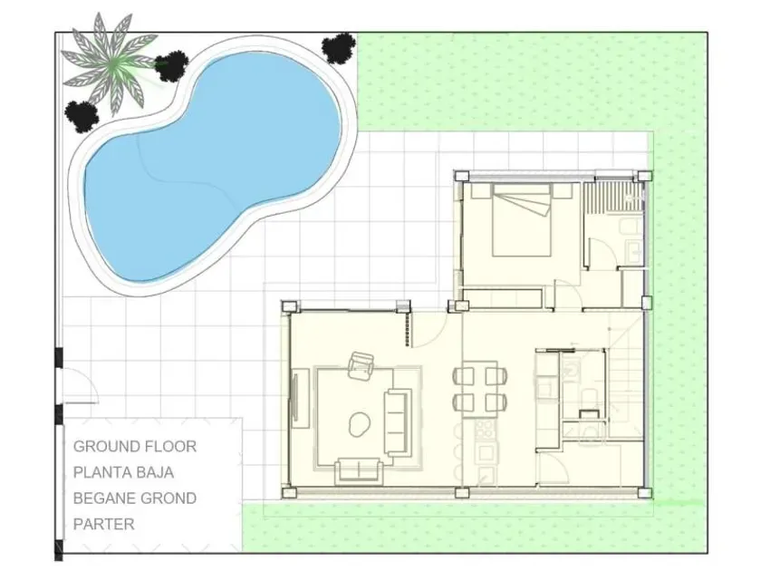 Planimetria - Architectural Villa with Private Pool in Roldán