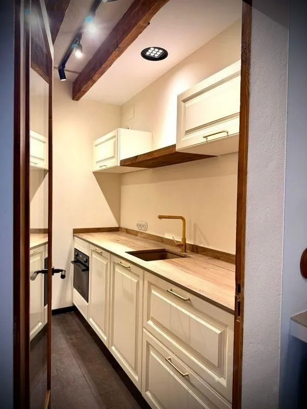 Köök - 1800s Apartment with Air Conditioning in Llucmajor