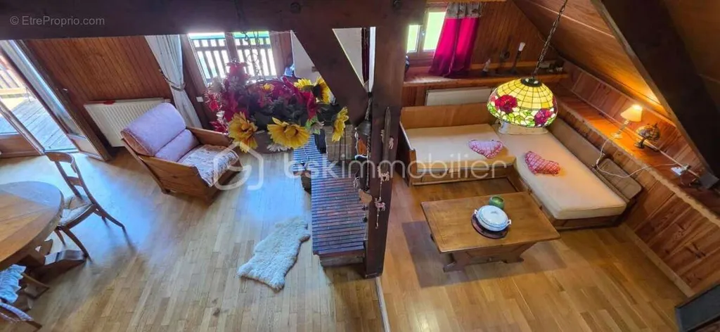 Séjour - Chalet avec Terrain à Saint-Martin-d'Uriage