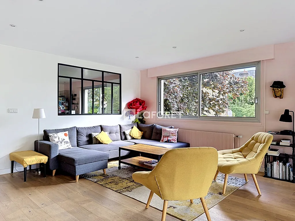 Séjour - Maison d'Architecte avec Terrasse à Rouen