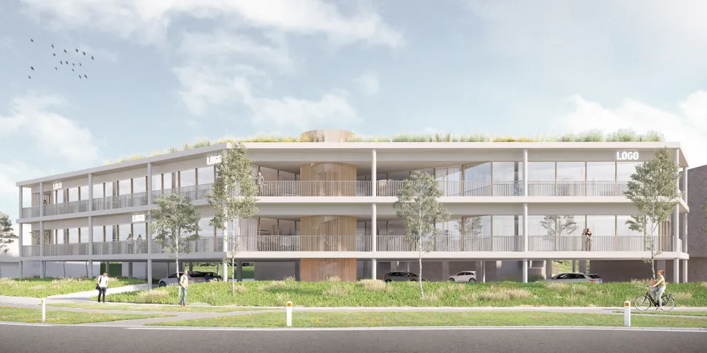 Modern Office Space with Terrace in Hooglede-Gits