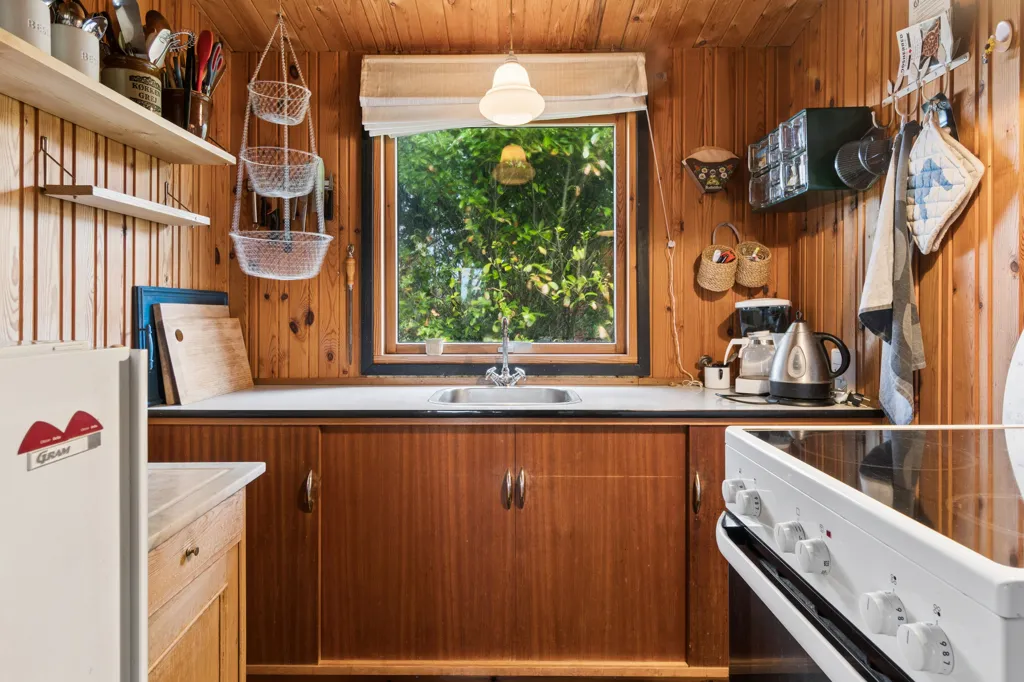 Köök - Charming Holiday Home with Sejerø View in Fårevejle