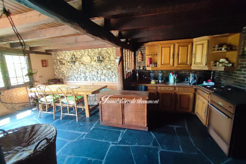 Cucina - Charming Cottage with Garden in Beaumont-Le-Roger