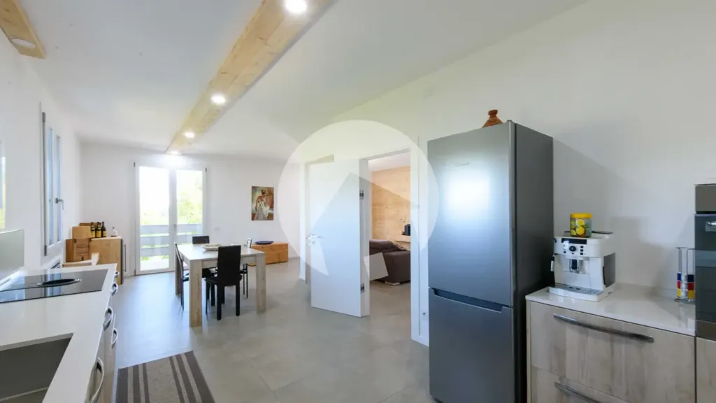 Cucina - Rustic Villa with Panoramic Balcony in Canossa
