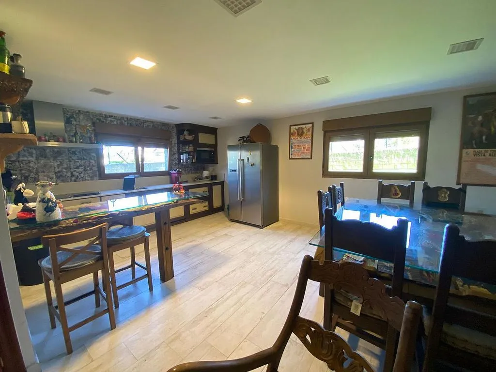 Dining Room - Chalet with Pool and Terraces in Islares