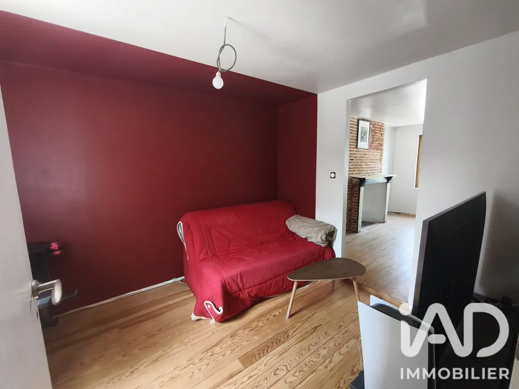 Séjour - Maison de Ville Rénovée avec Jardin à Aumale