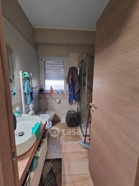 Salles de bain - Modern Apartment with Terrace in Macchia Romana