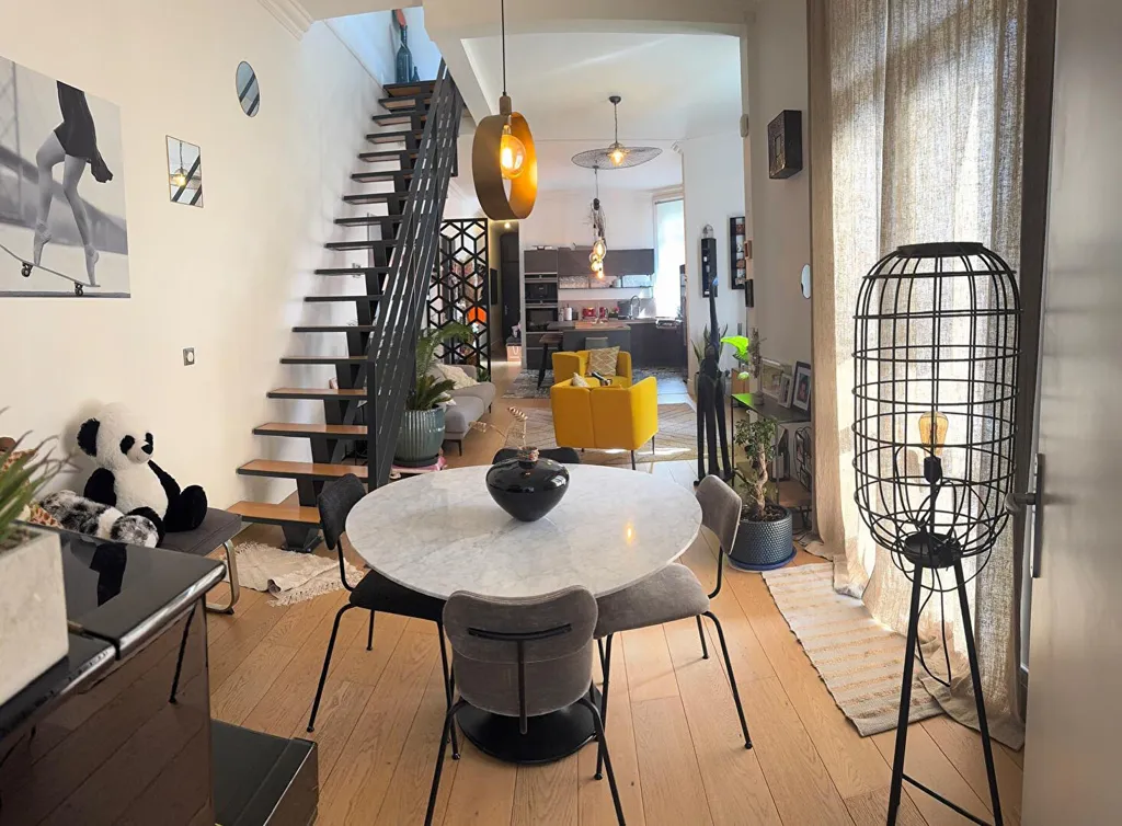 Salle à manger - Appartement de Luxe avec Jardin à Lille
