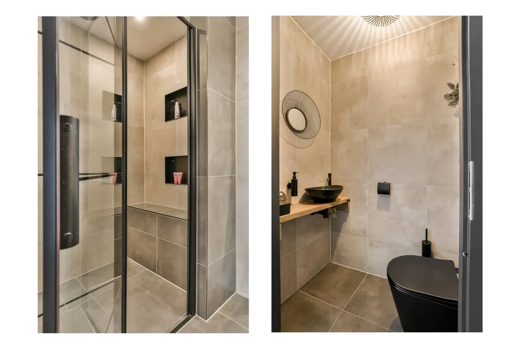 Salles de bain - Modern Maisonnette with Panoramic View in Almere