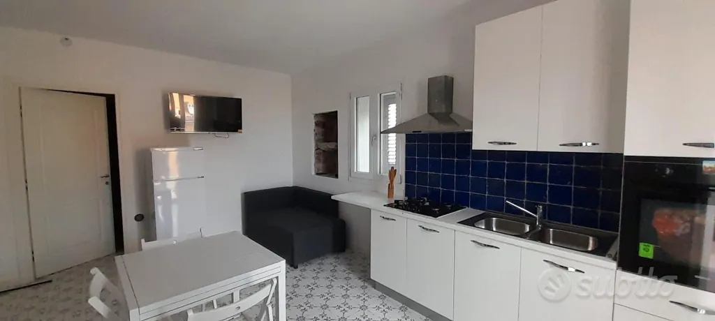 Köök - Modern Apartment with Sea View near Cefalù
