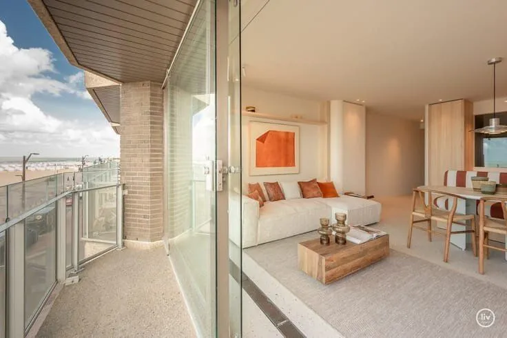 Séjour - Appartement avec Vue Mer à Knokke-Heist