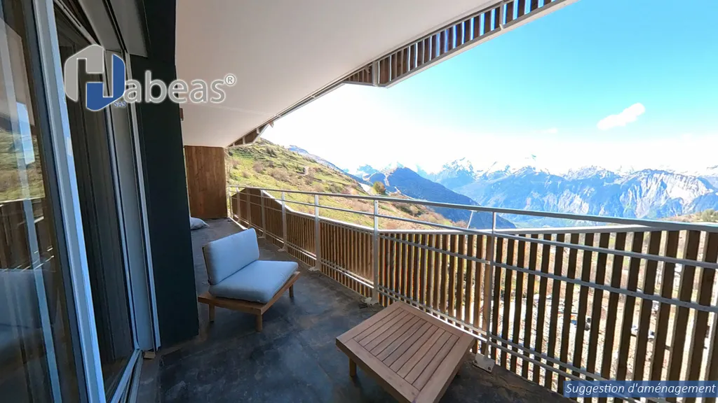 Balcone - Apartment with Balcony and Ski Locker in Alpe d'Huez
