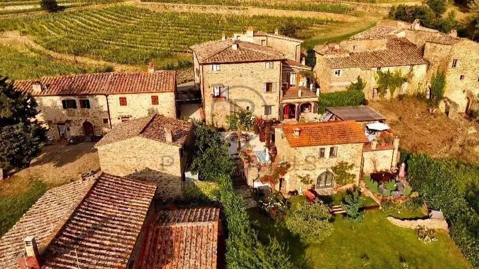 Õhuvaade - Charming Villa with Pool in Lamole, Chianti