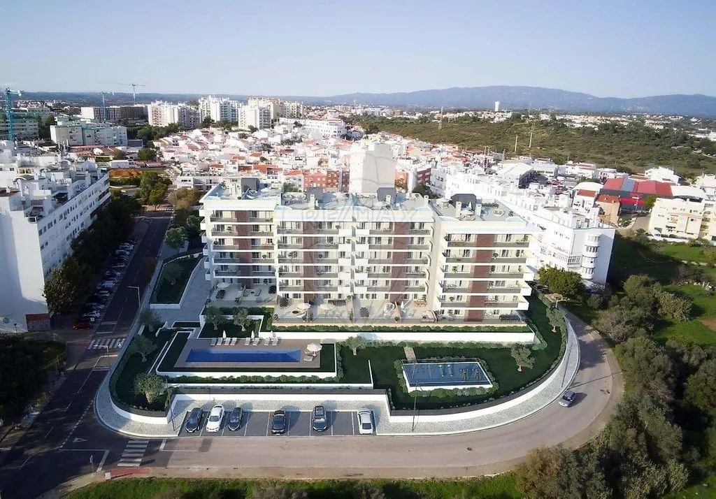 Aerial - Luxury Flat with Pool in Portimão