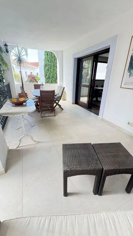 Terrasse - Semidetached House with Patio in Estepona