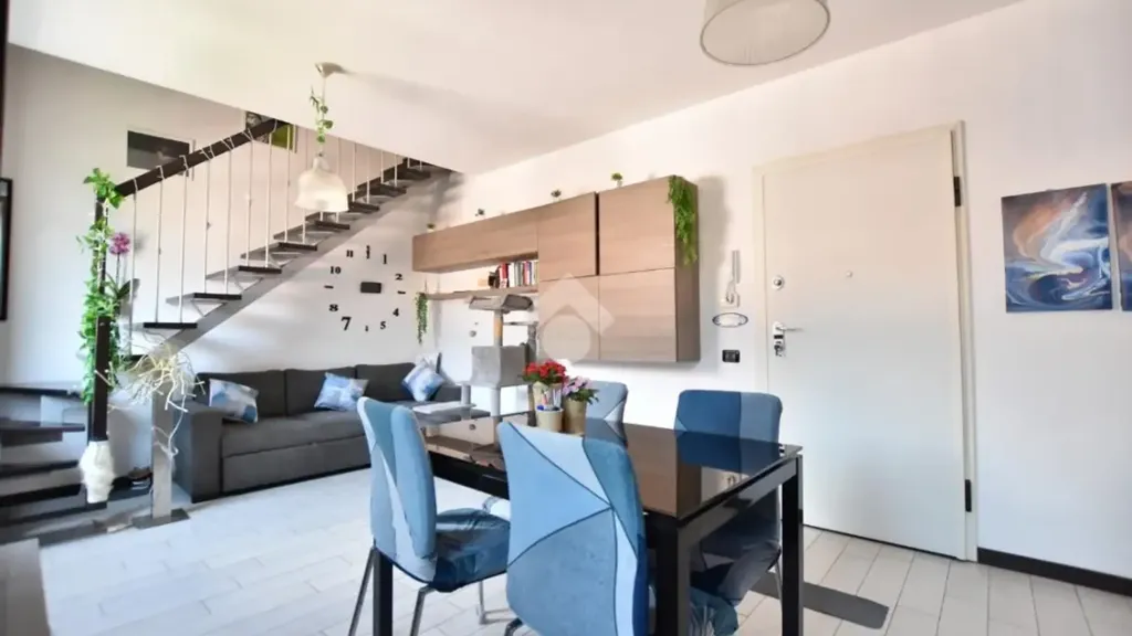 Living Room - Studio Flat with Balcony in Vignate