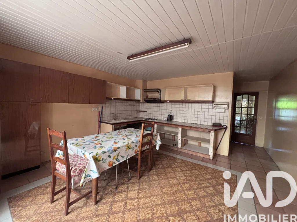 Kitchen - Village House with Terrace in Lanques-sur-Rognon