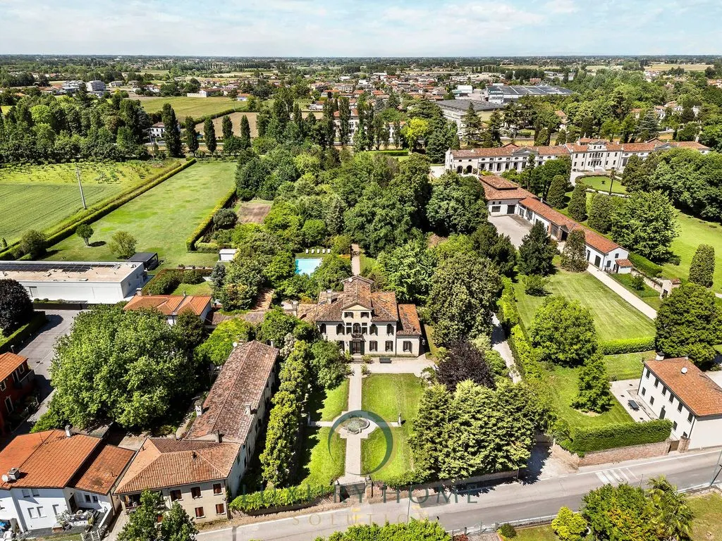 Vue aérienne - Historic Villa with Garden in Stra, Veneto