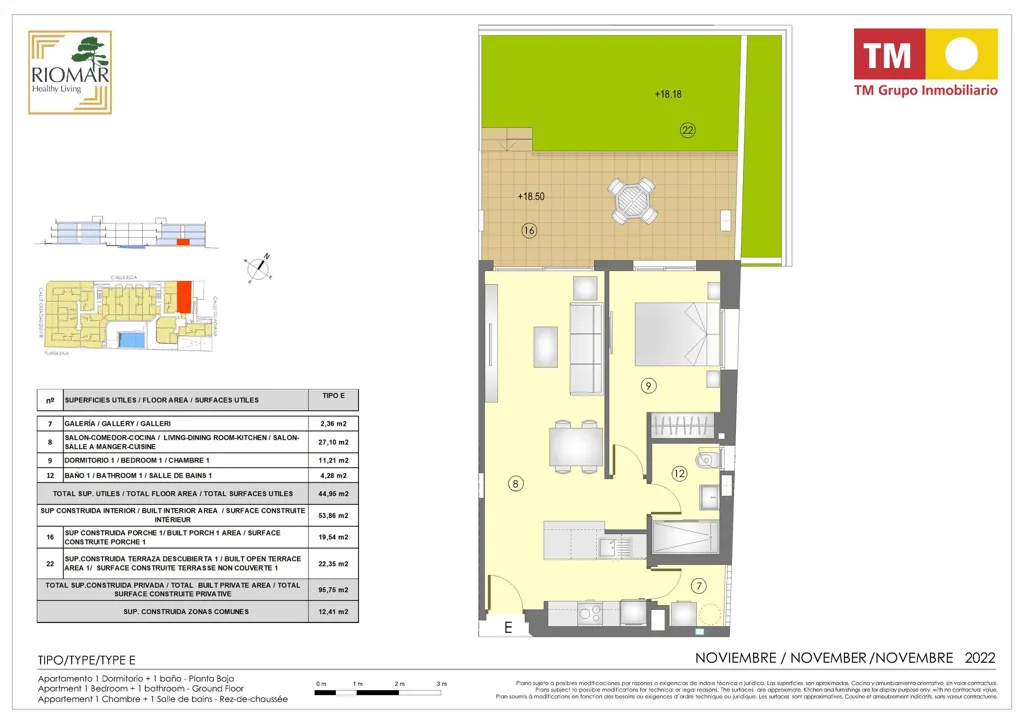 Plan - Modern Apartment with Pool in Mil Palmeras