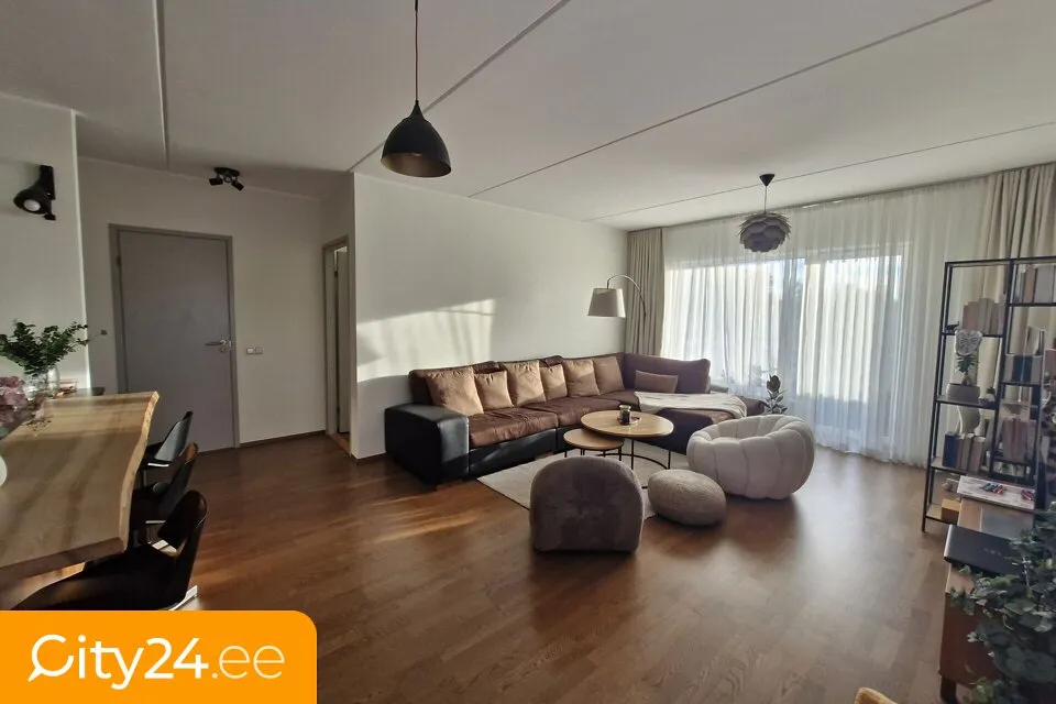 Séjour - Newly Decorated Flat with Balcony in Mustamäe