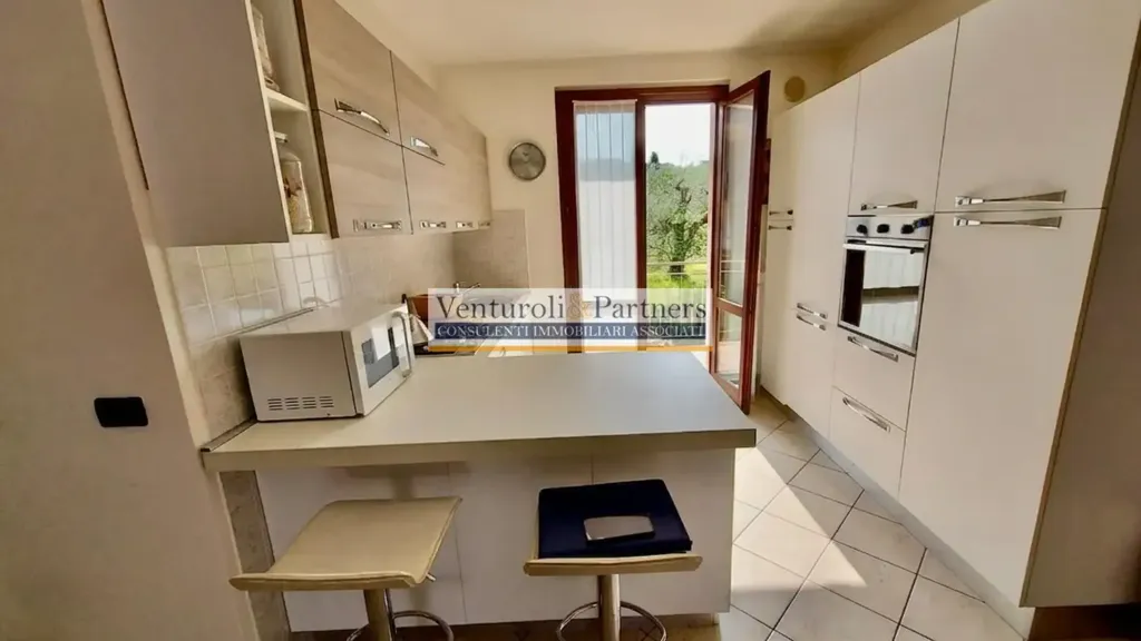 Köök - Trilocale with Lake View in Manerba del Garda