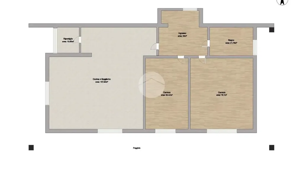 Plan - Villa to Renovate with Garden in Vigonza