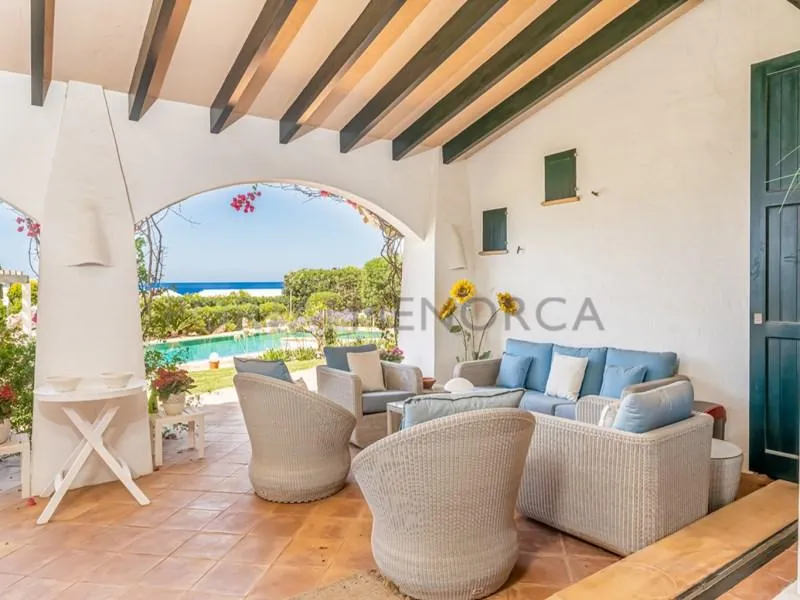Terrasse - Chalet with Pool in Binidali, Mahón