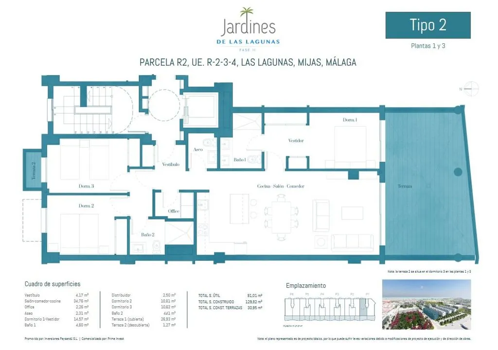 Plan - Luxury Flat with Pool in Mijas